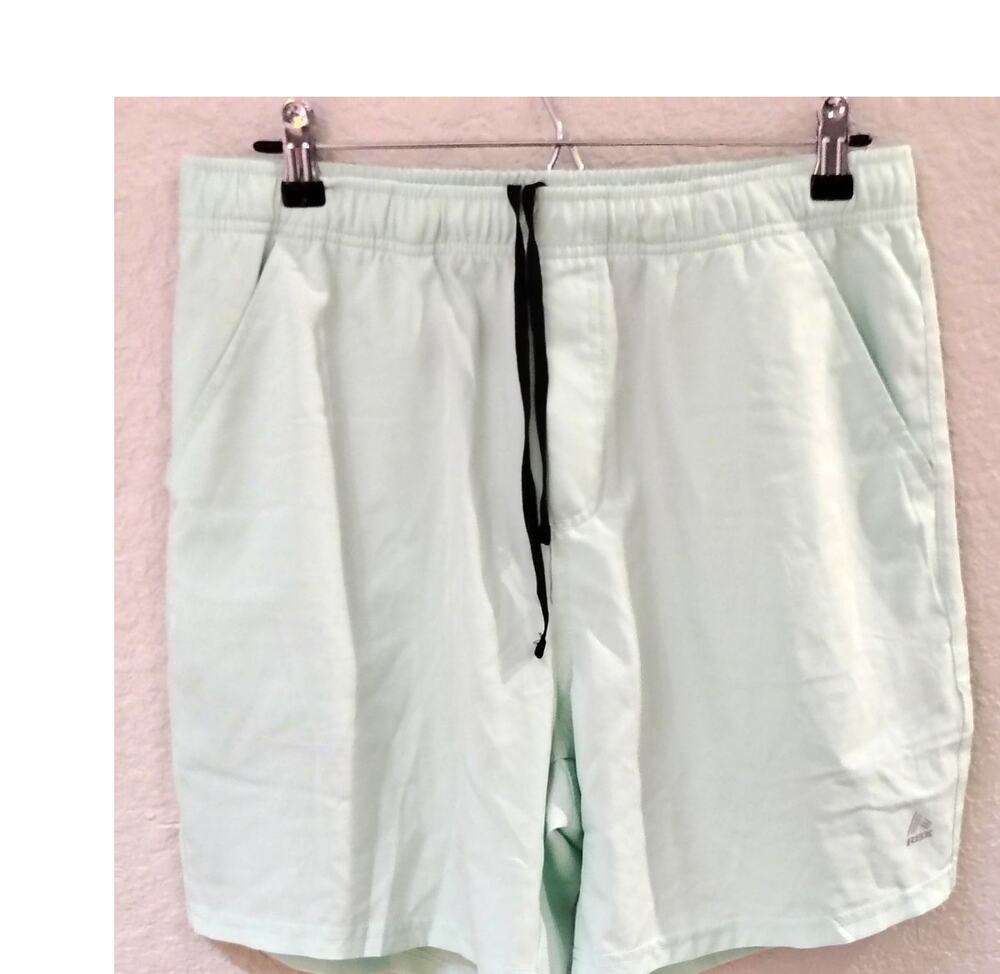 RBX Men's Training Shorts Mint Green Gym Workout 7"Size M